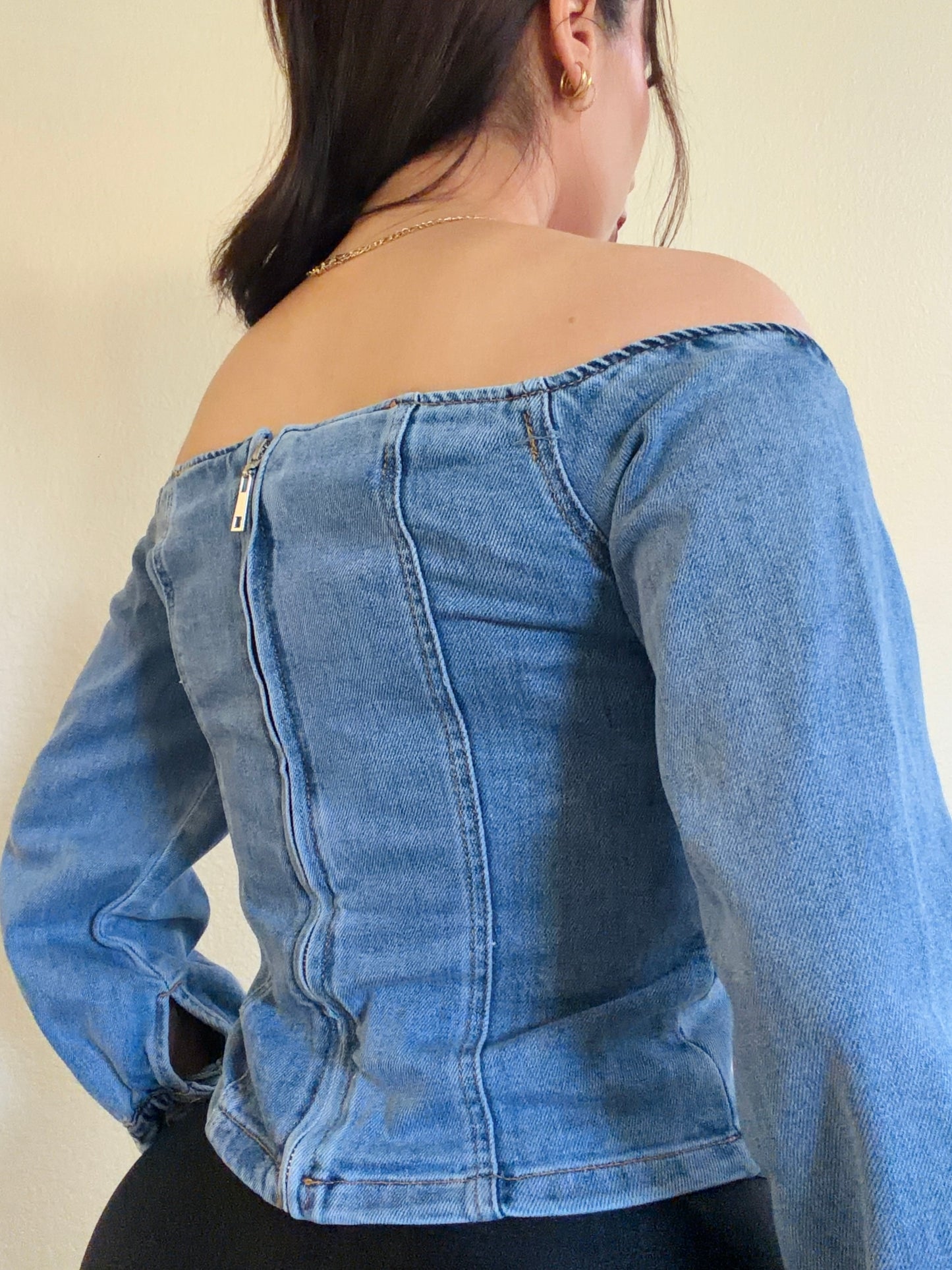 Denim Belle Top