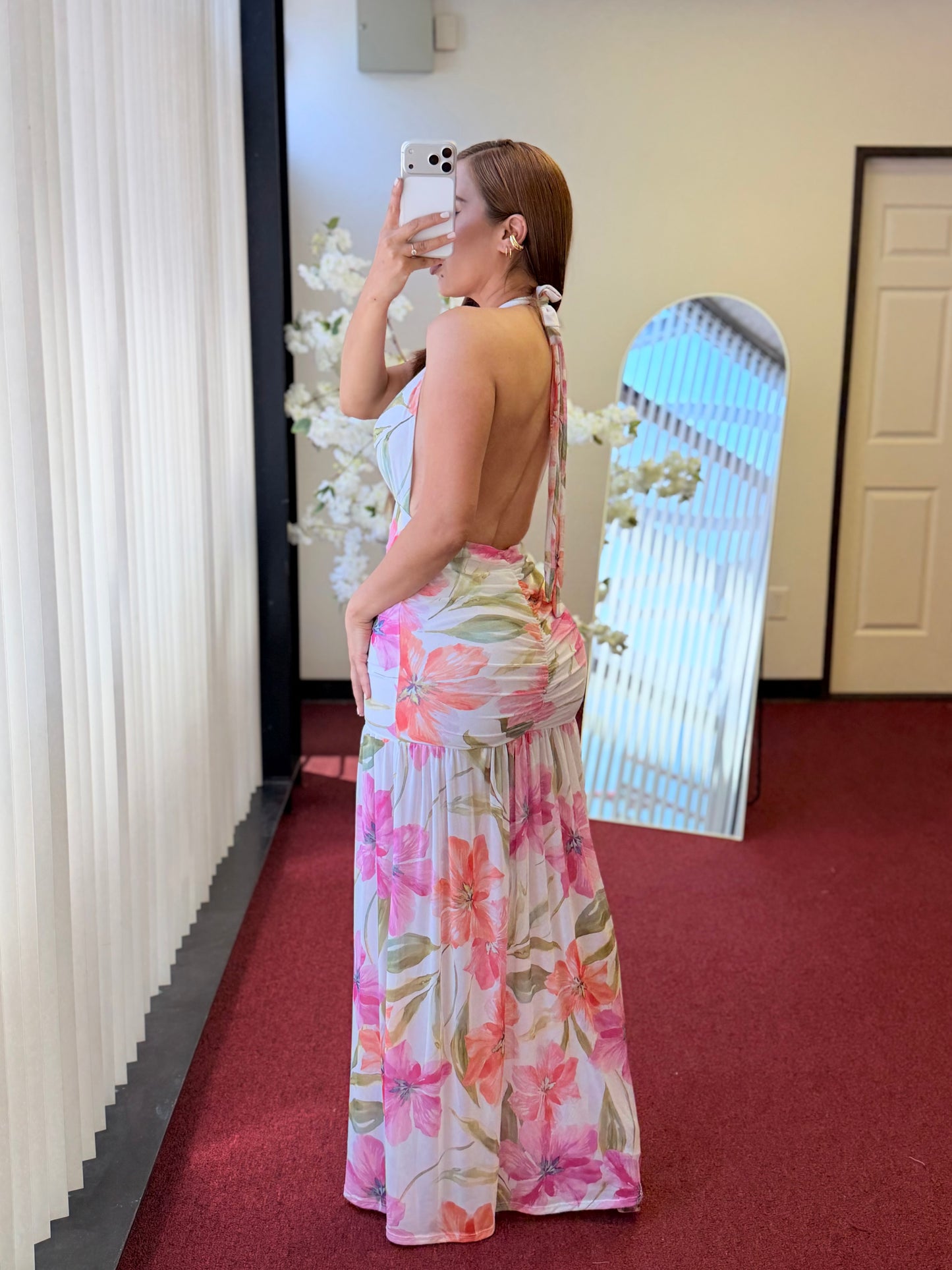 Tropical Bloom Maxi Dress