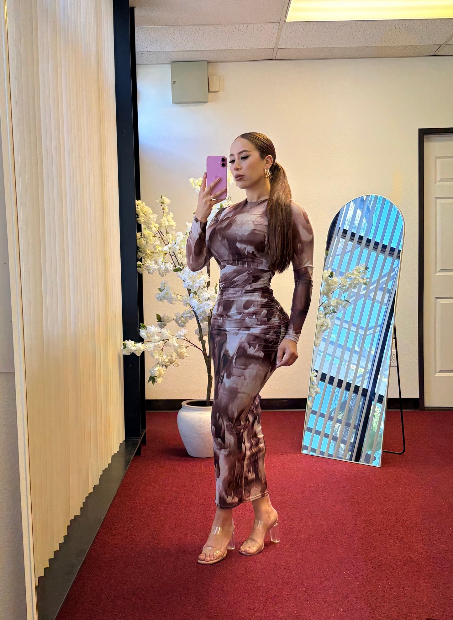 Boho Mesh Maxi Dress