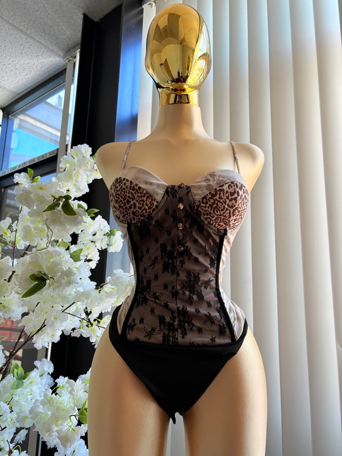 Leopard Print Corset