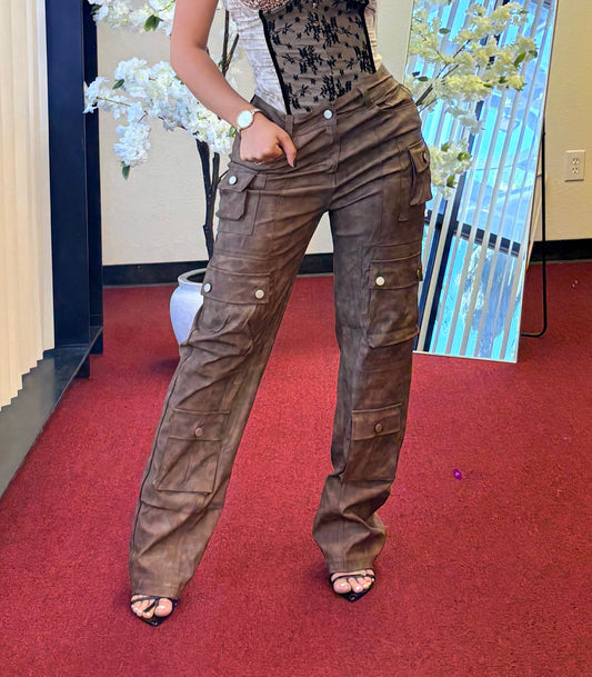 Mocha Cargo Pant