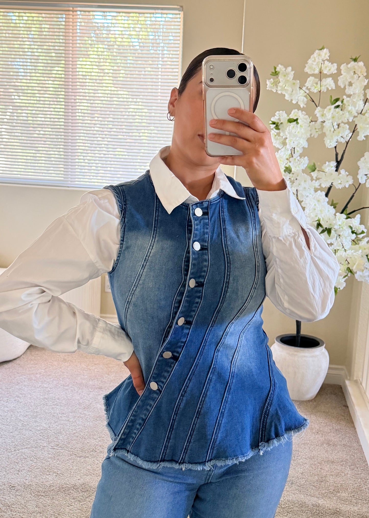 Cello Denim Vest