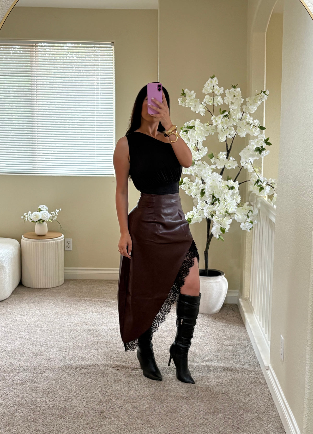 Vixen Leather Skirt