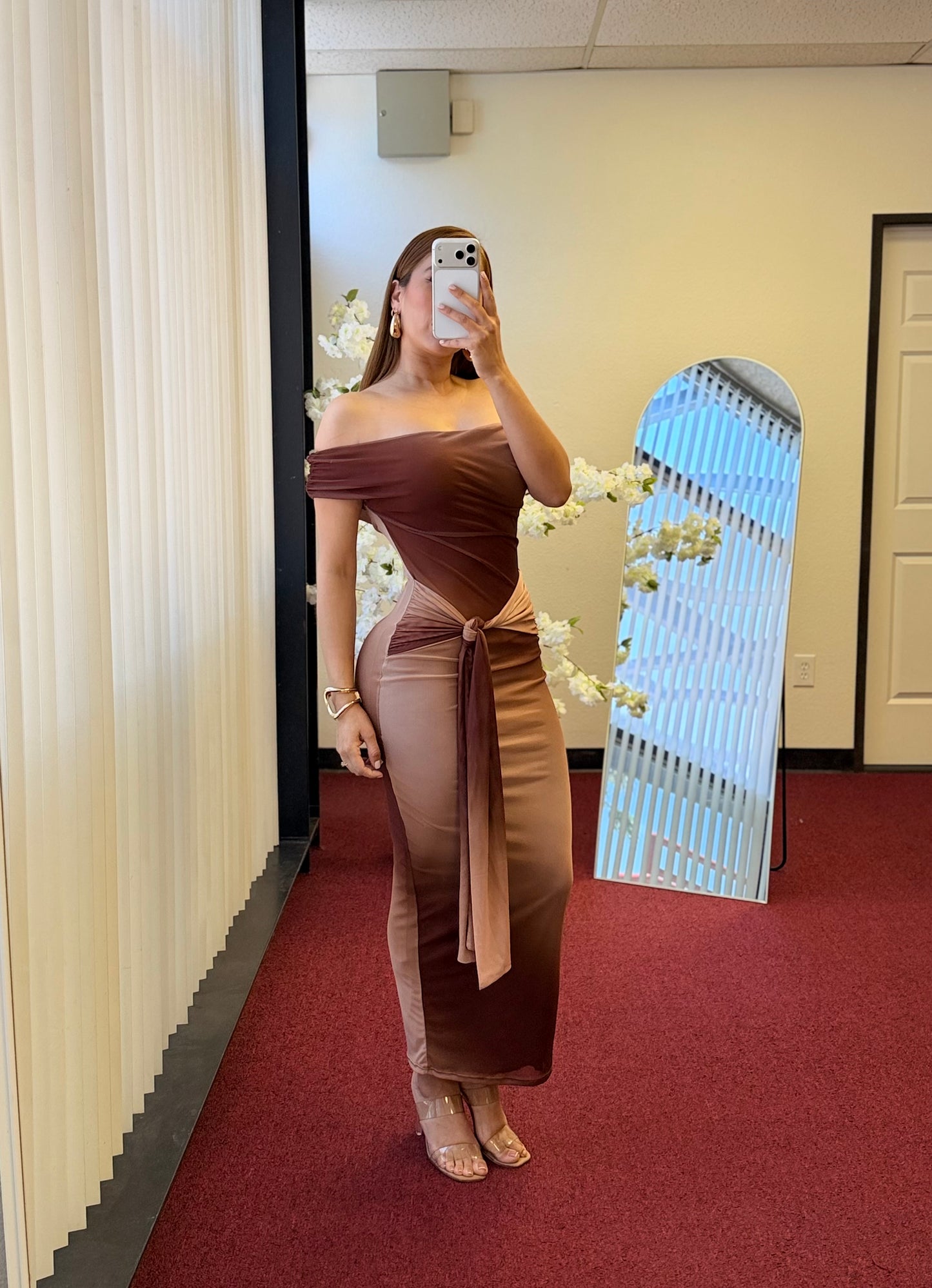 Mocha Chic Maxi Dress