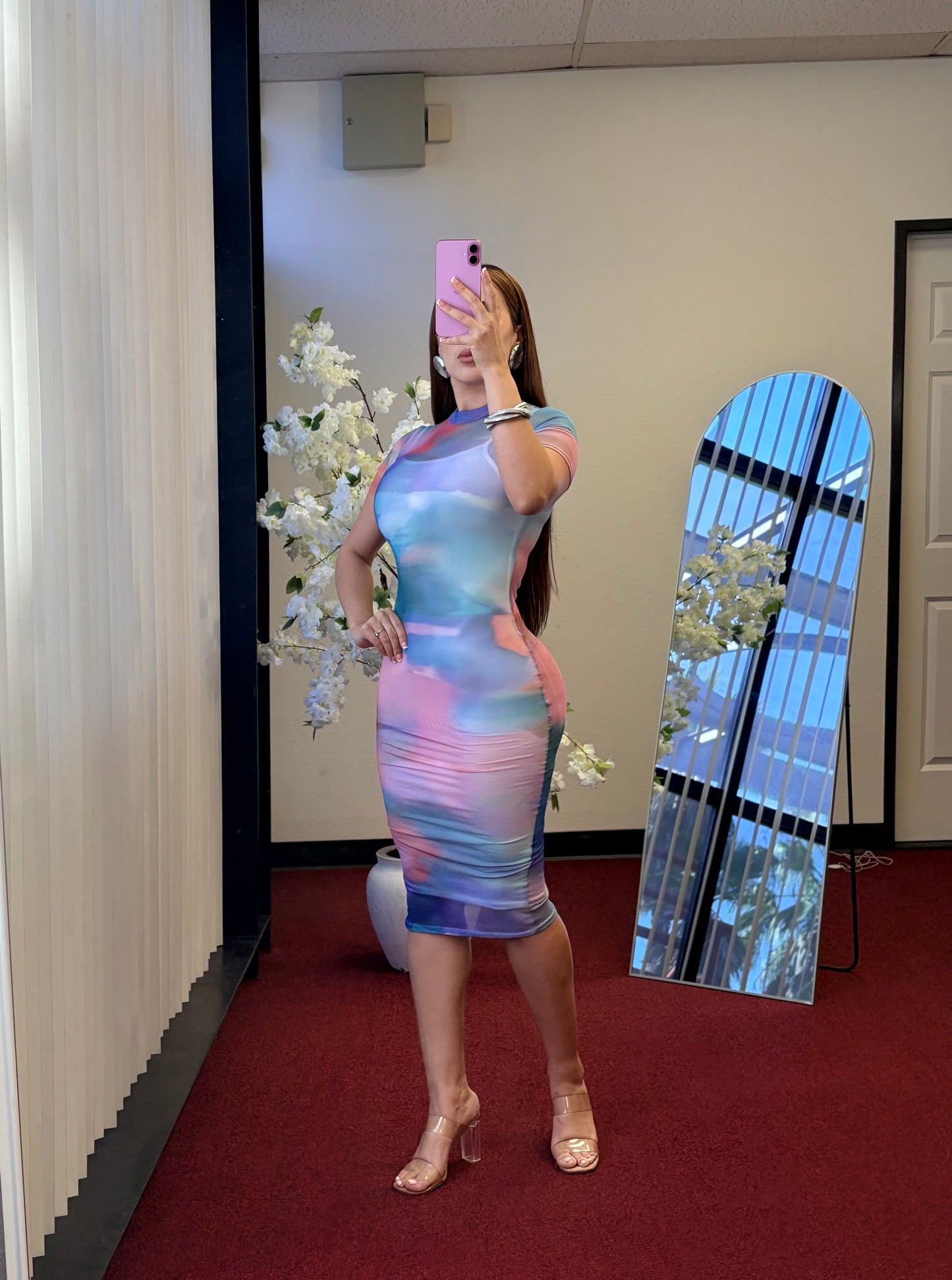 Cotton Candy Midi Dress