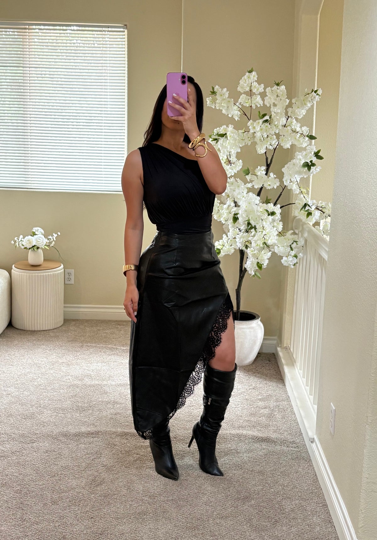 Vixen Leather Skirt