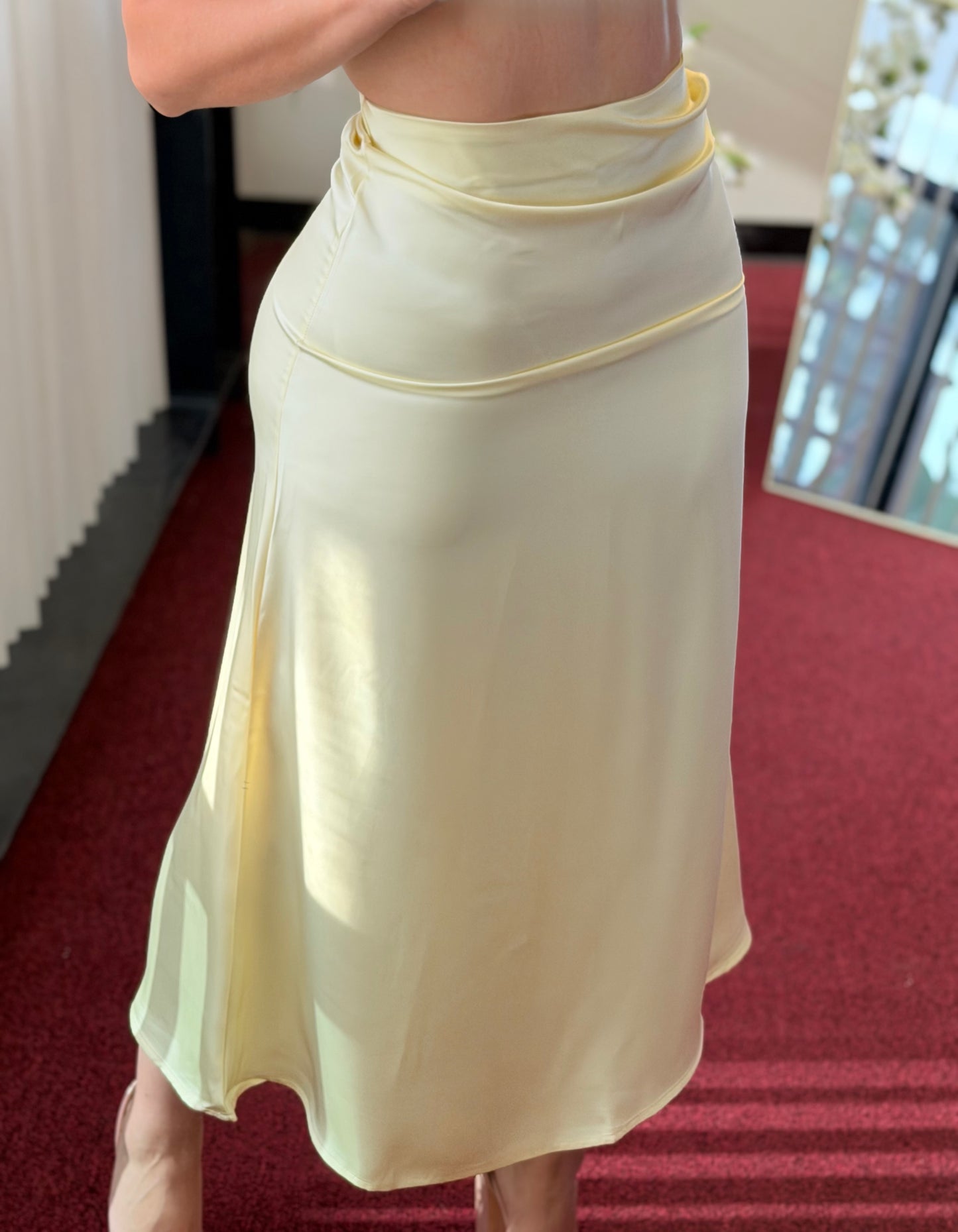 Bella Satin Skirt