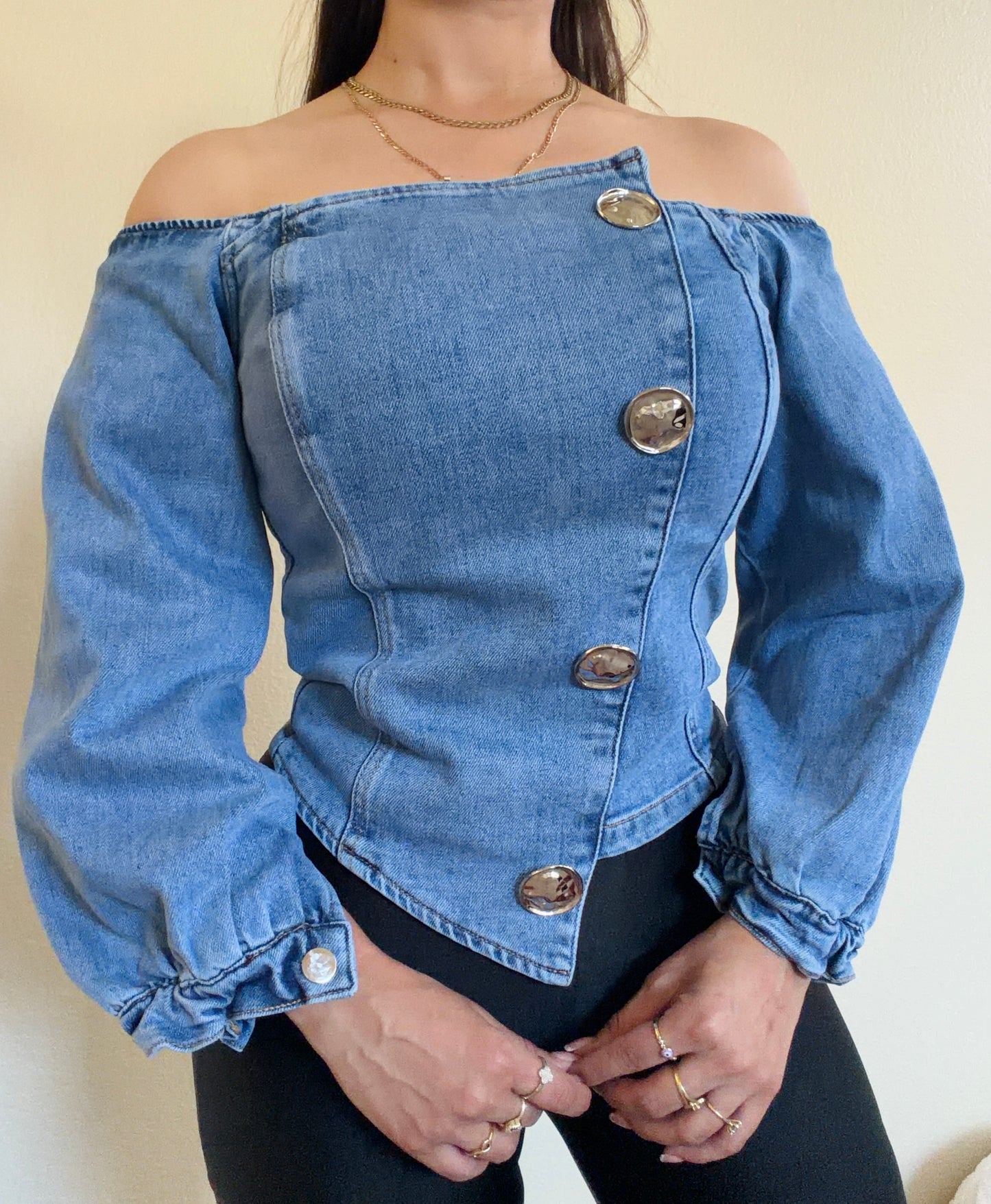 Denim Belle Top