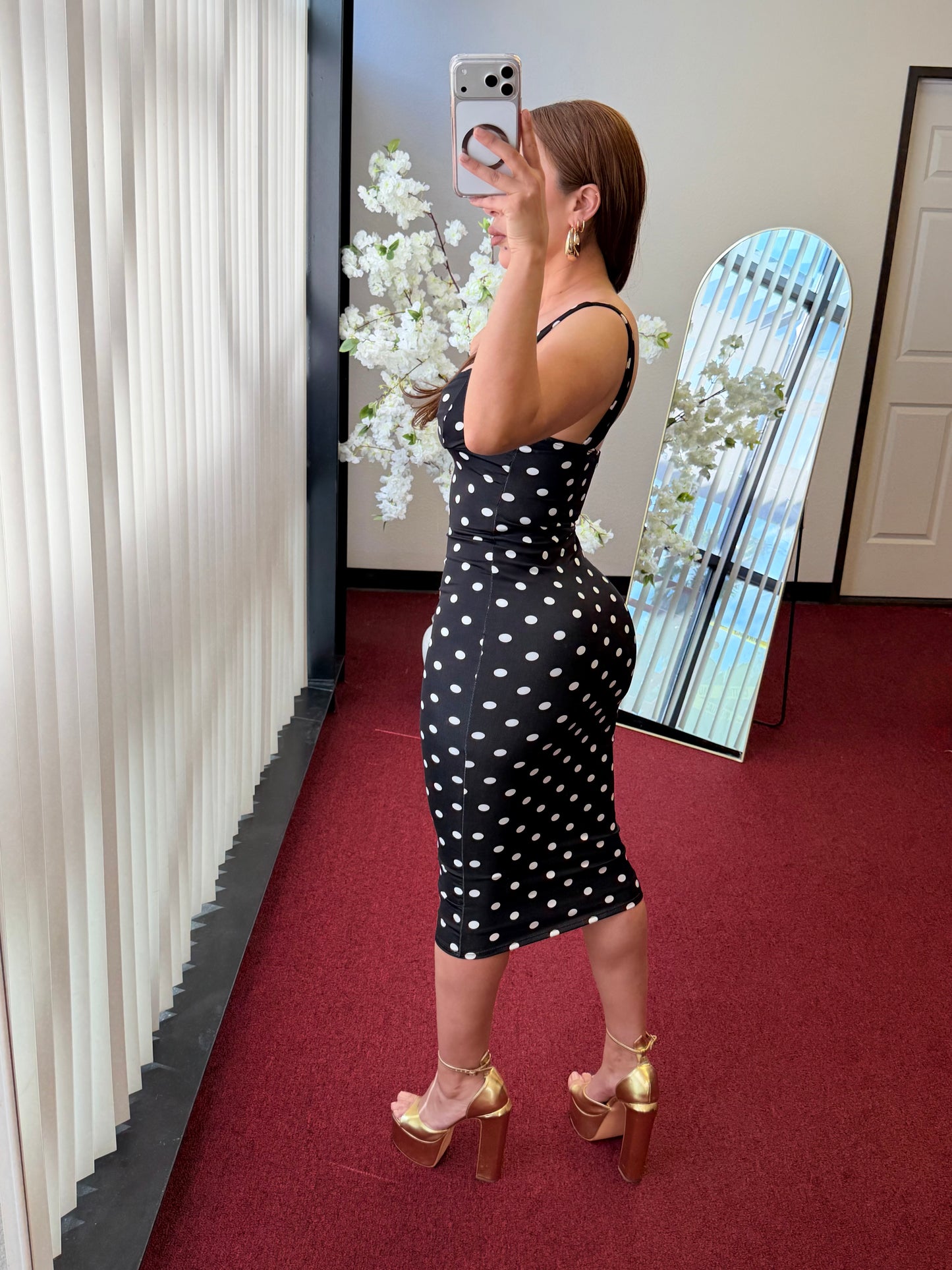 Lunares Midi Dress