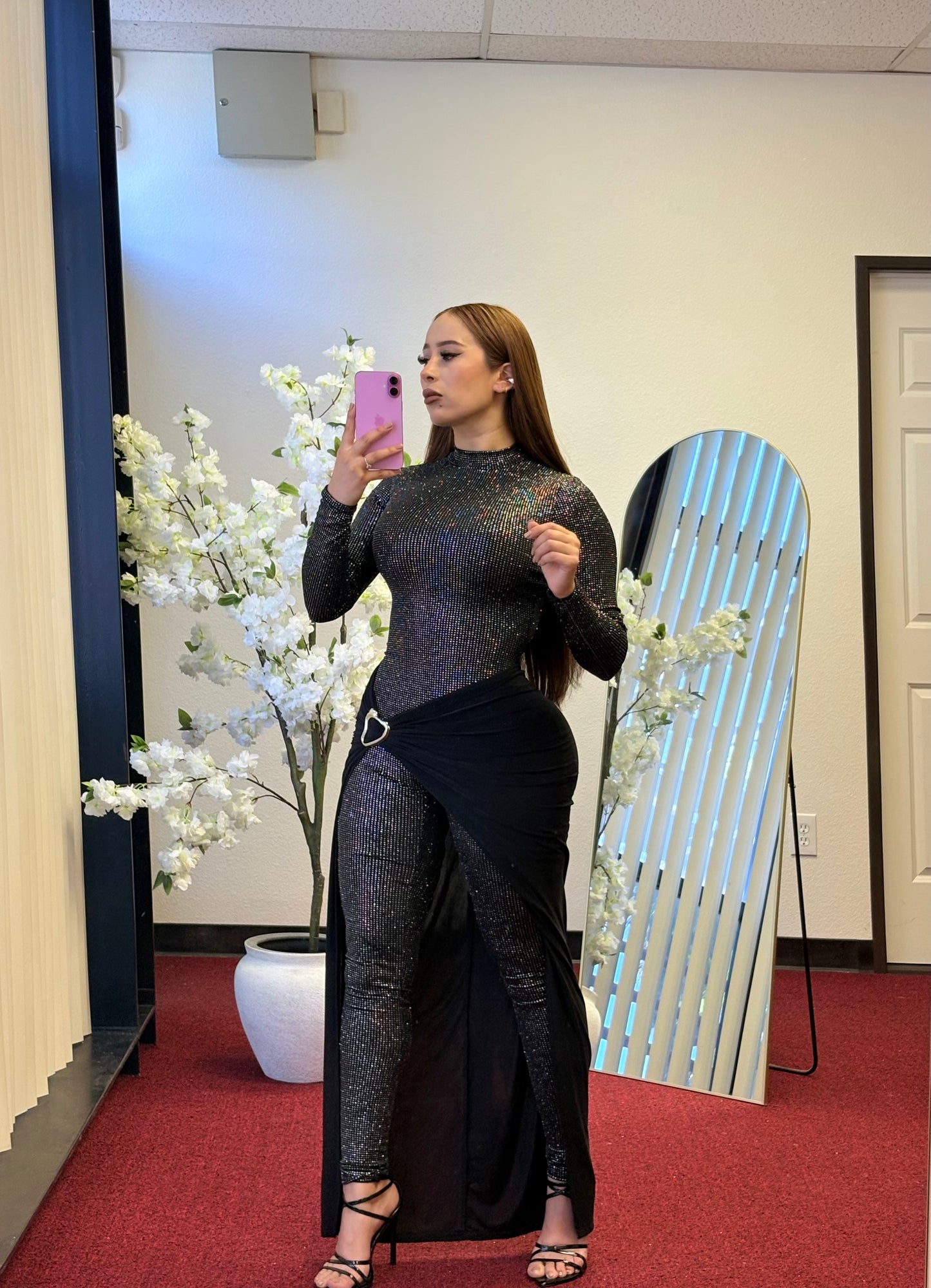 Midnight Bloom Jumpsuit & Skirt