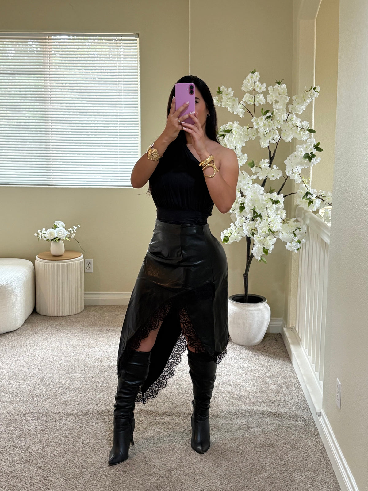 Vixen Leather Skirt