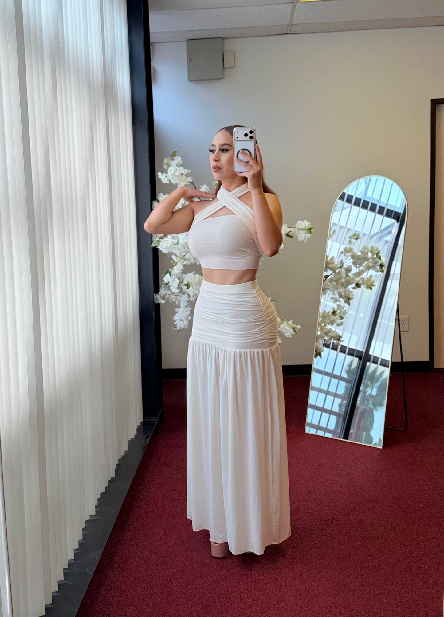 Perla Skirt and Top Set