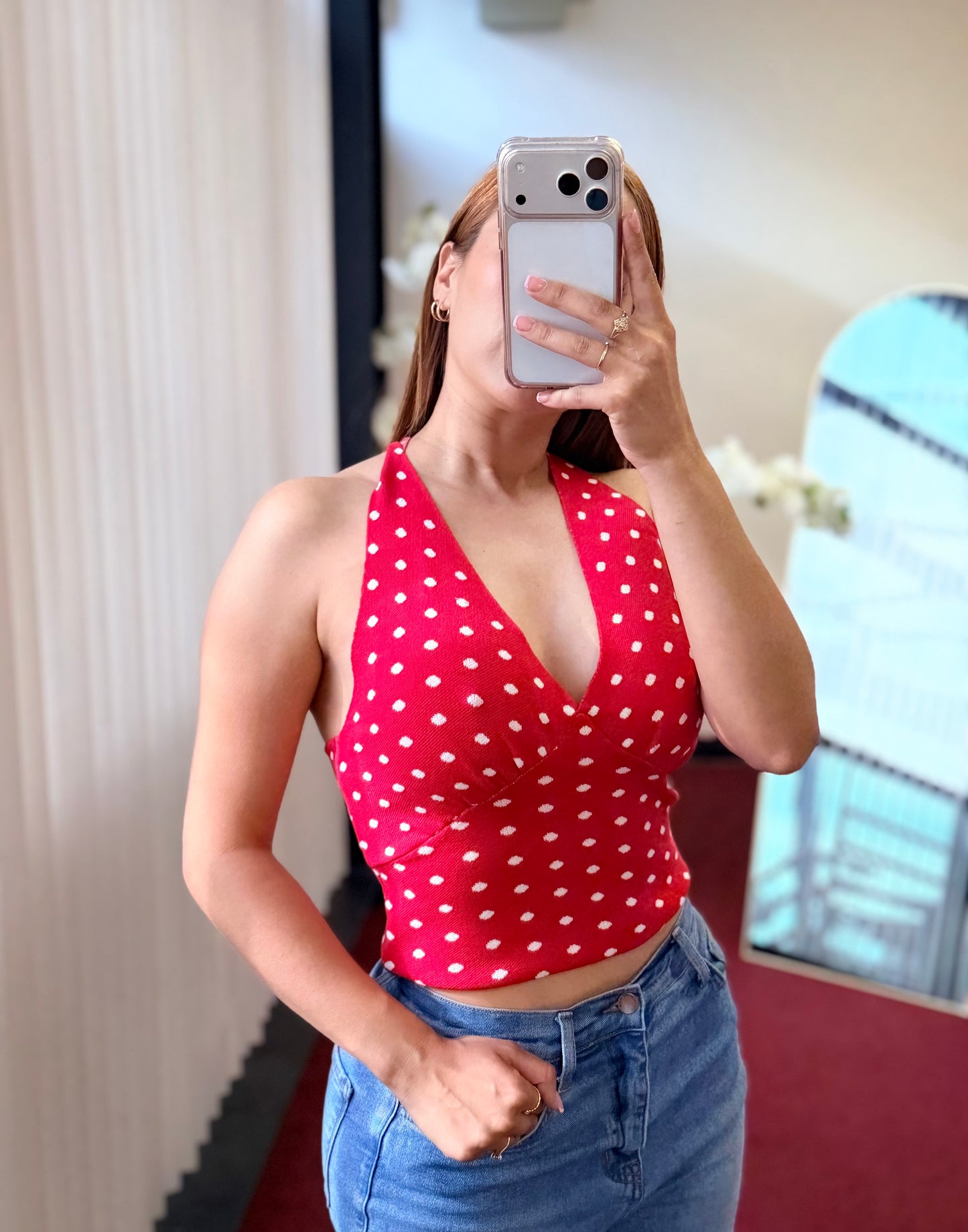 Polka Love Top