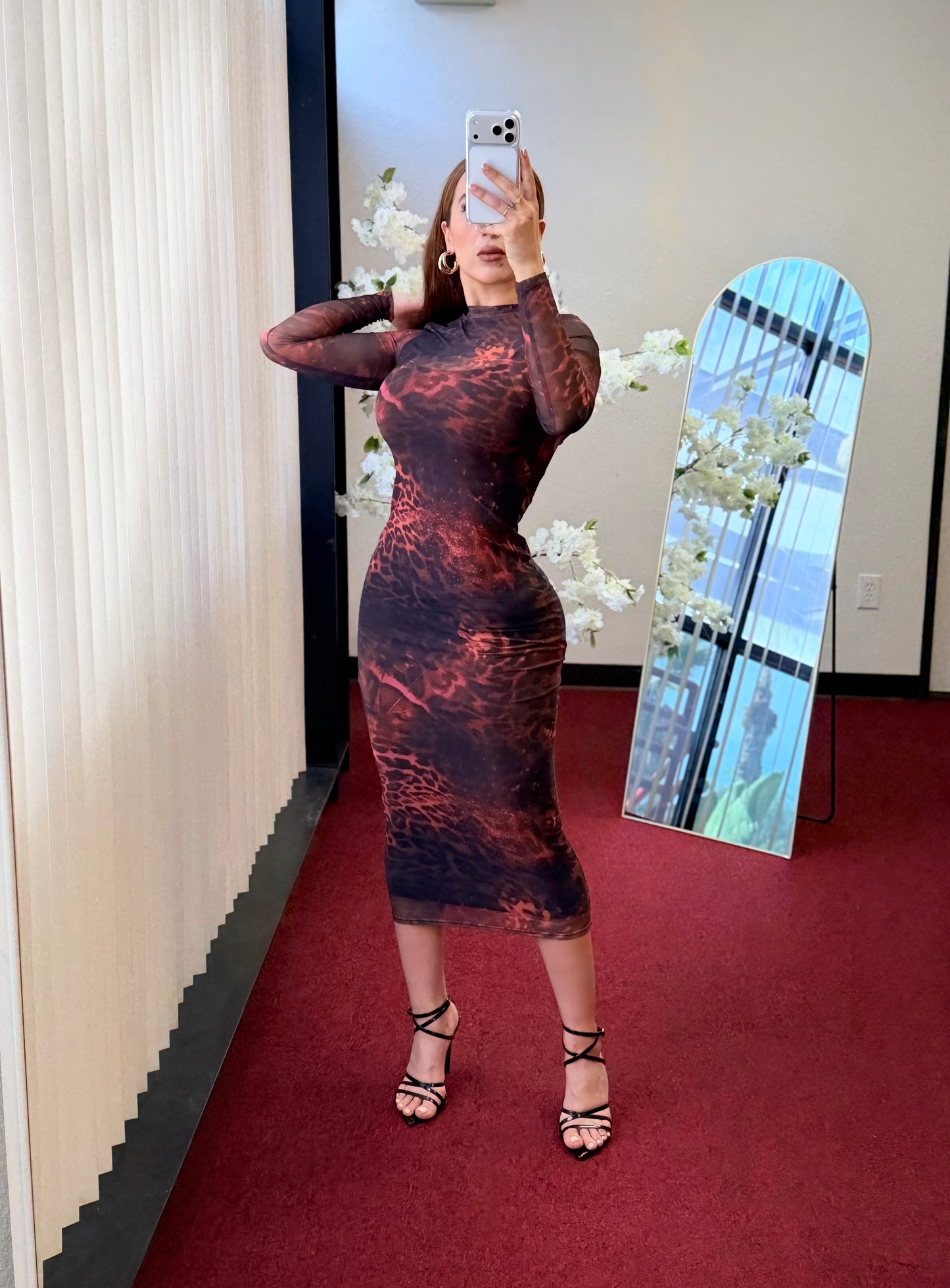 Inferno Muse Midi Dress