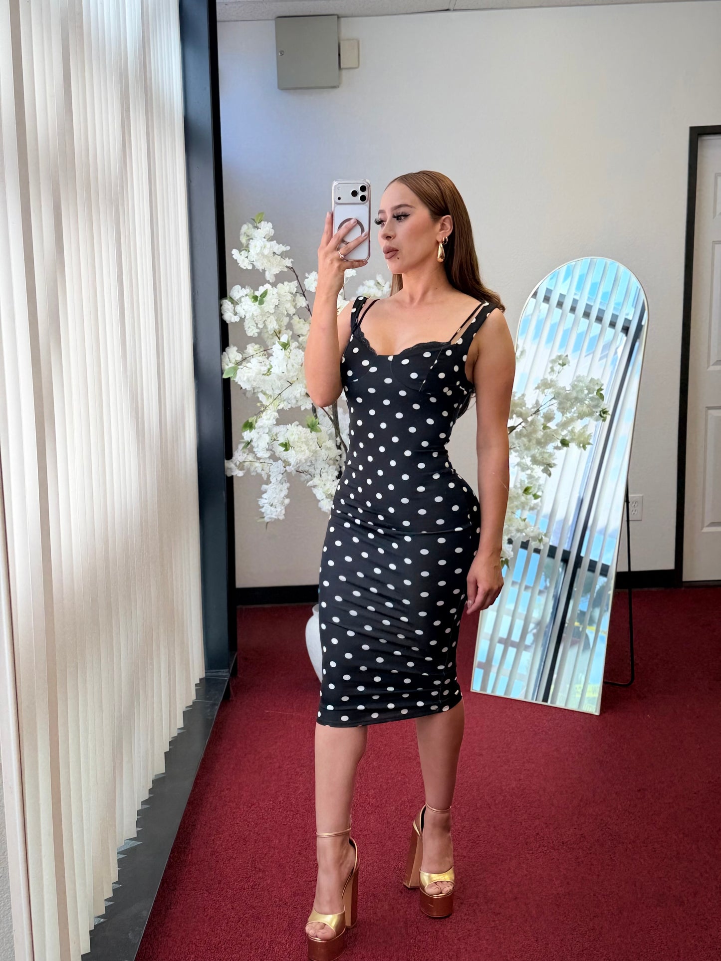 Lunares Midi Dress