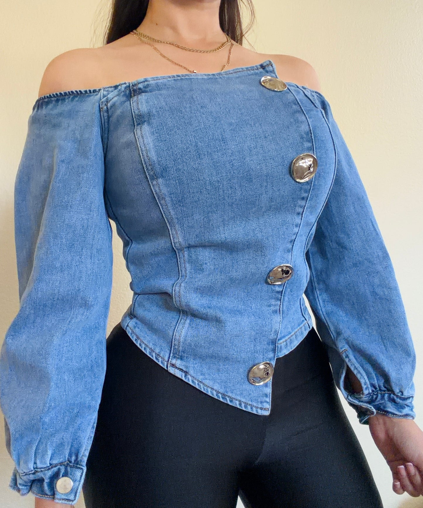 Denim Belle Top