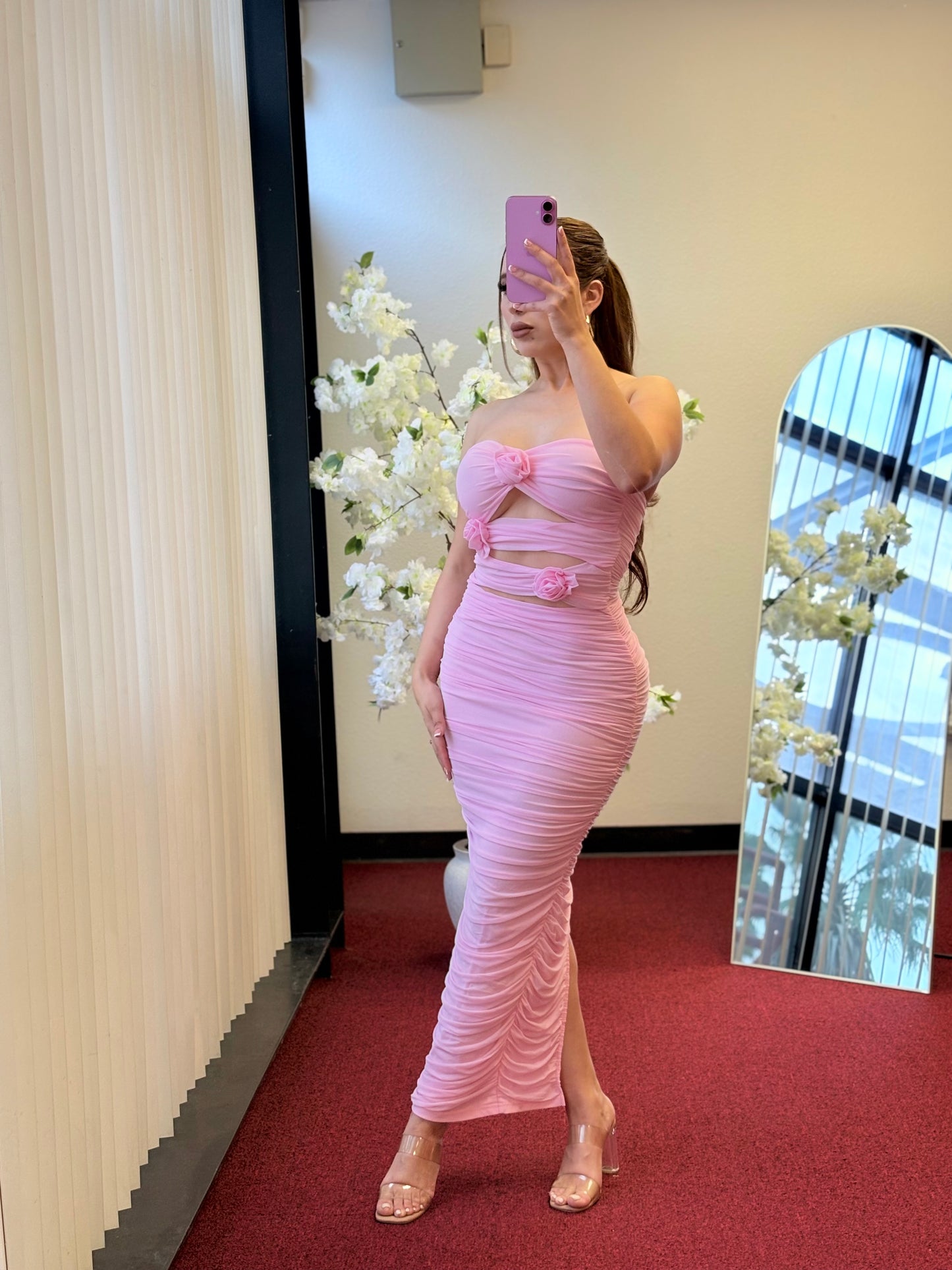 Rosa Pastel Maxi Dress