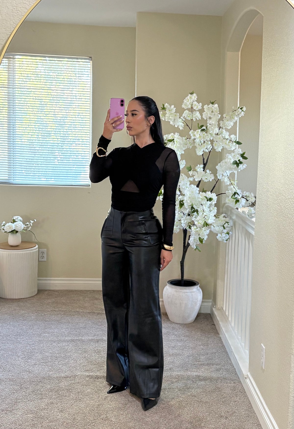 Kim Leather Pants