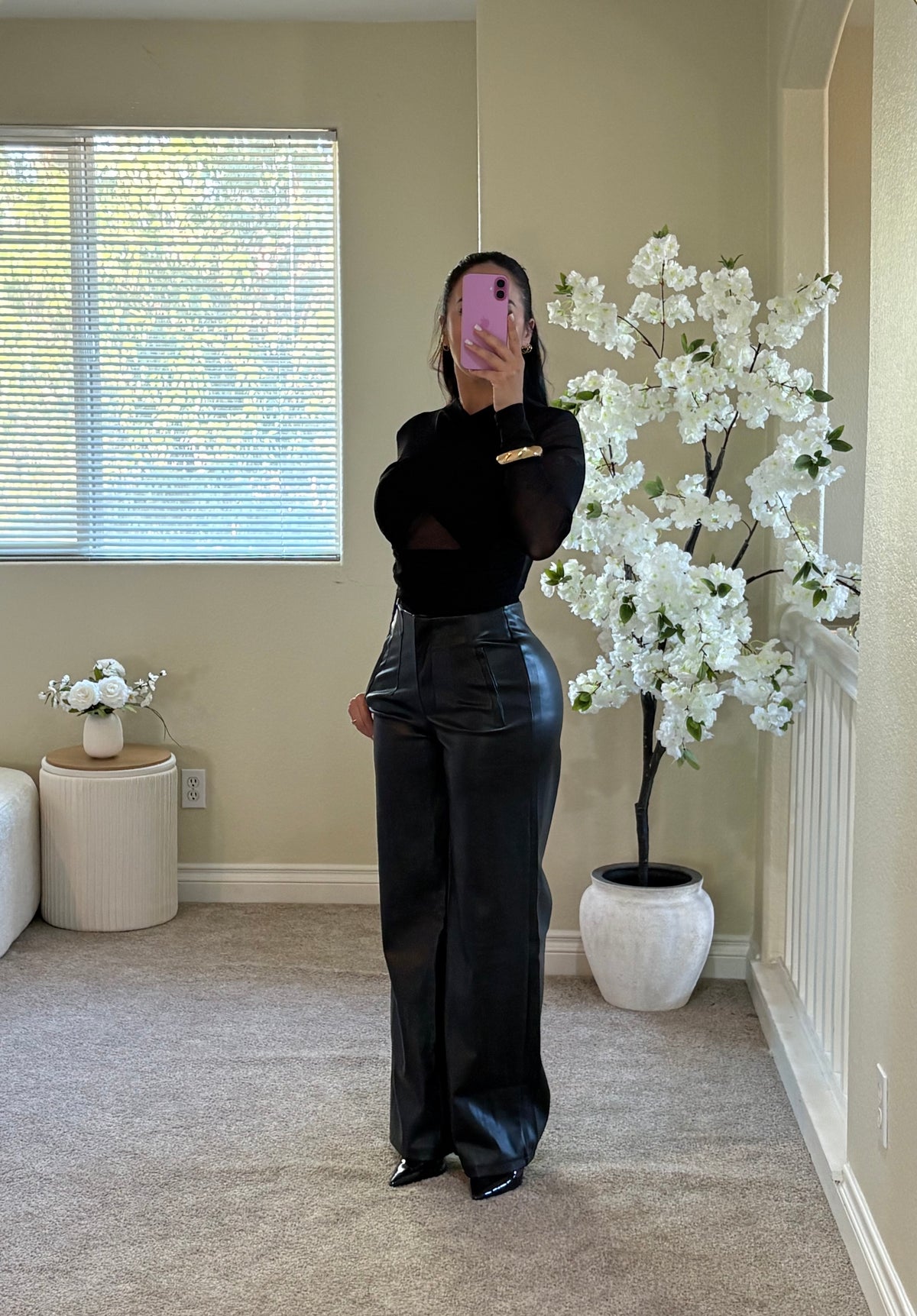 Kim Leather Pants