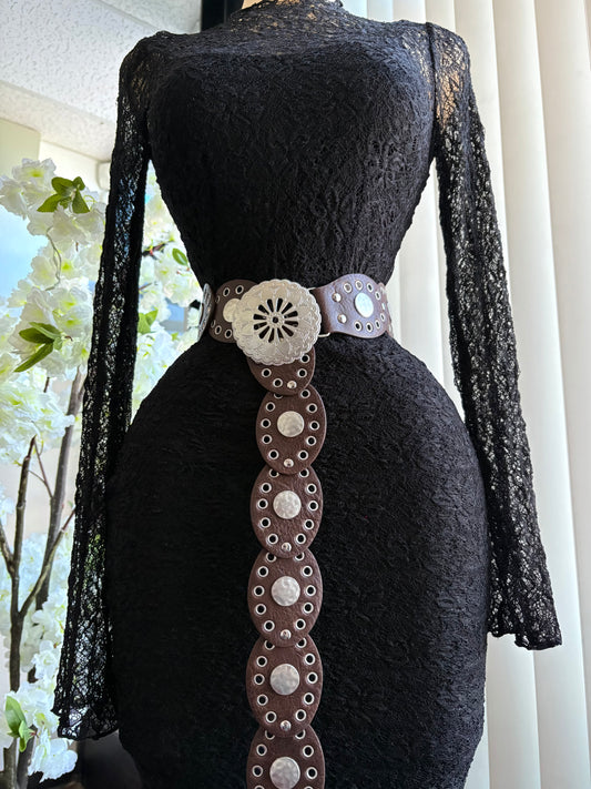 Tejano Belt Small Circles