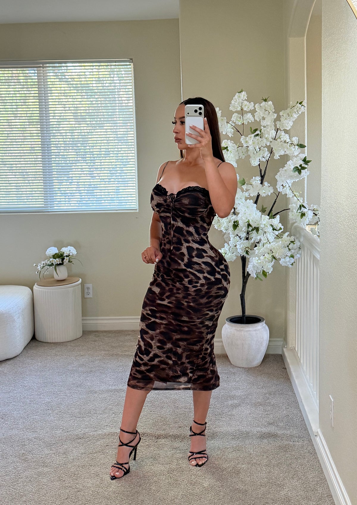Wild Temptation Midi Dress