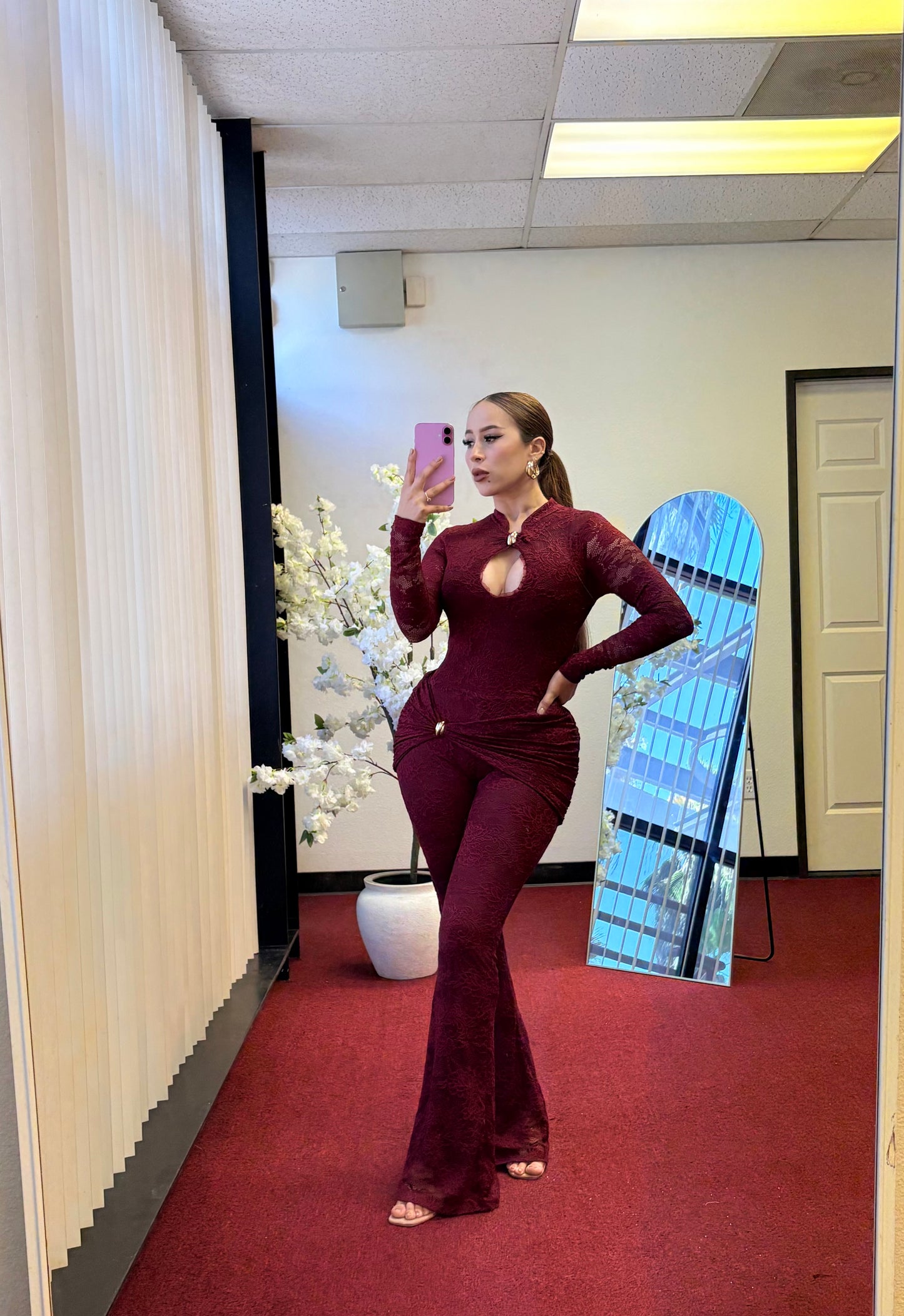 Kiss me at Night Lace Jumpsuit