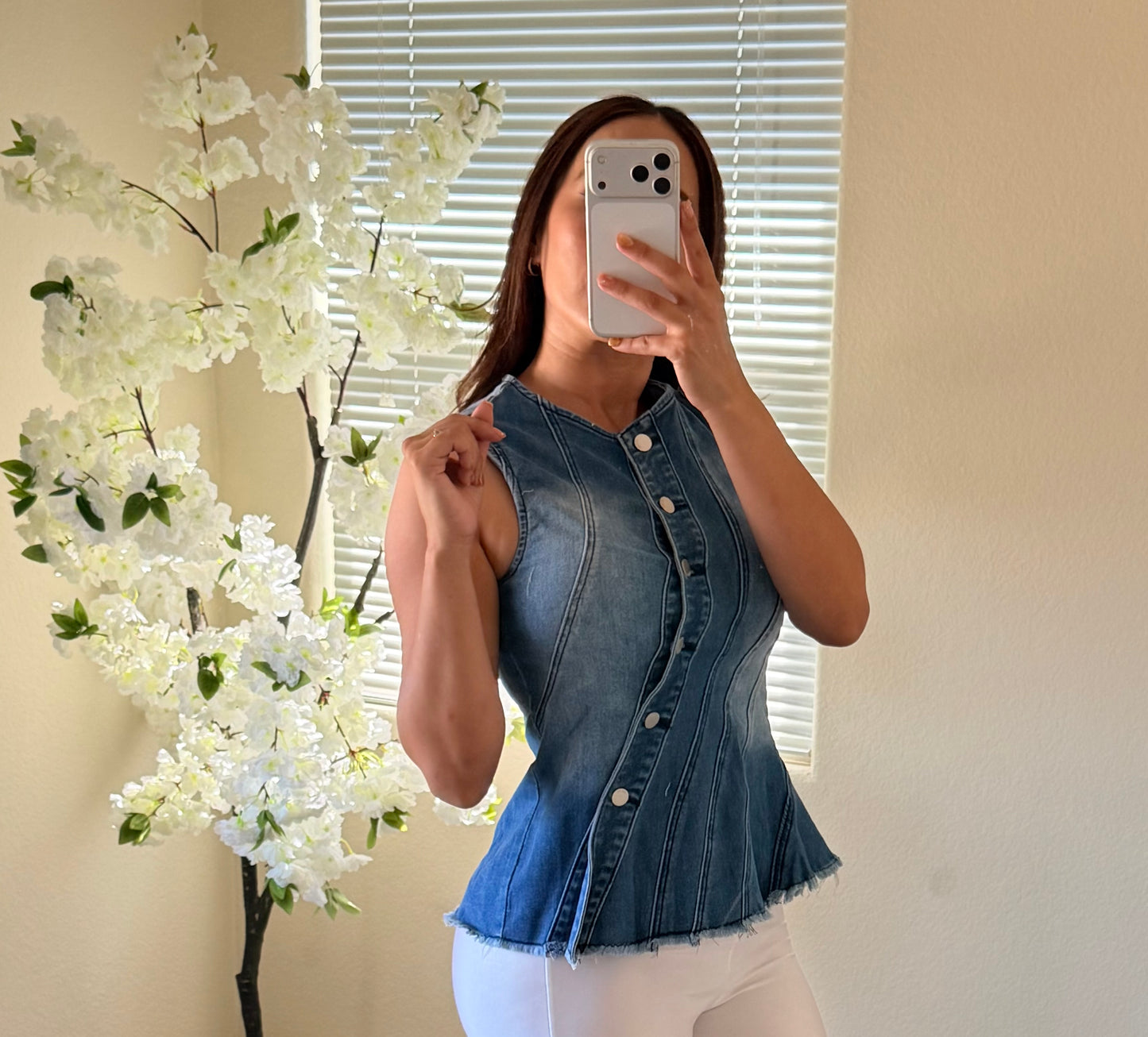 Cello Denim Vest
