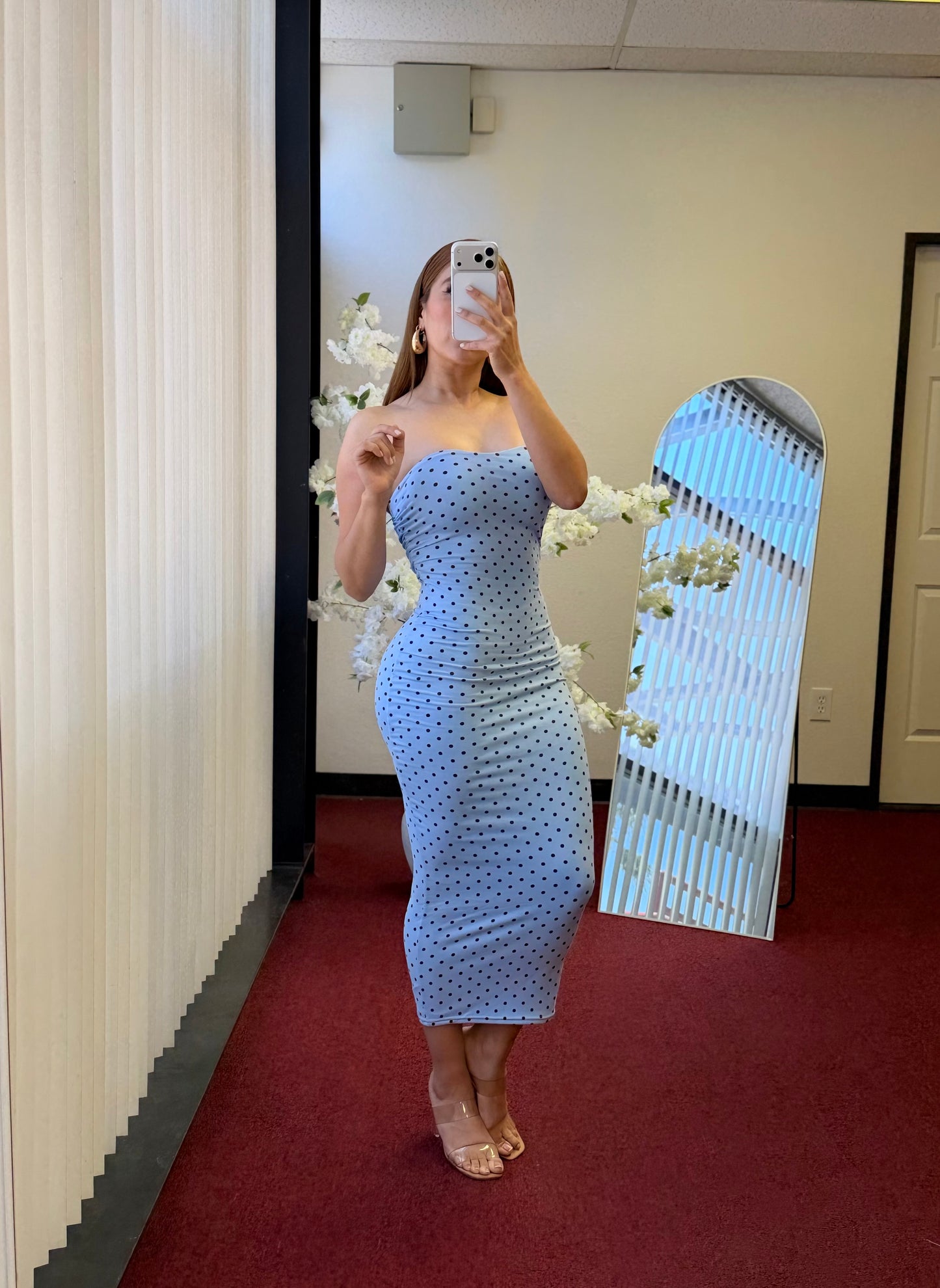 Polka Malibu Midi Dress