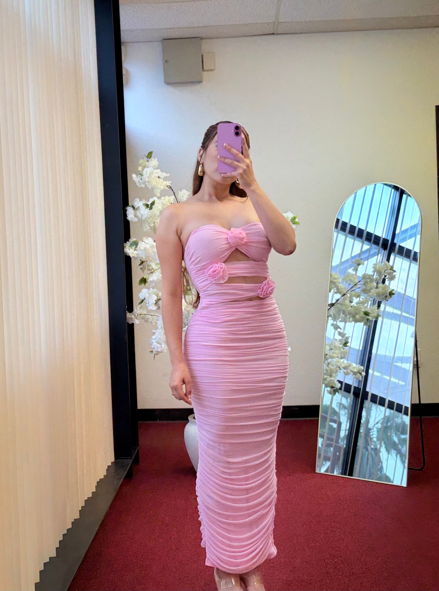 Rosa Pastel Maxi Dress