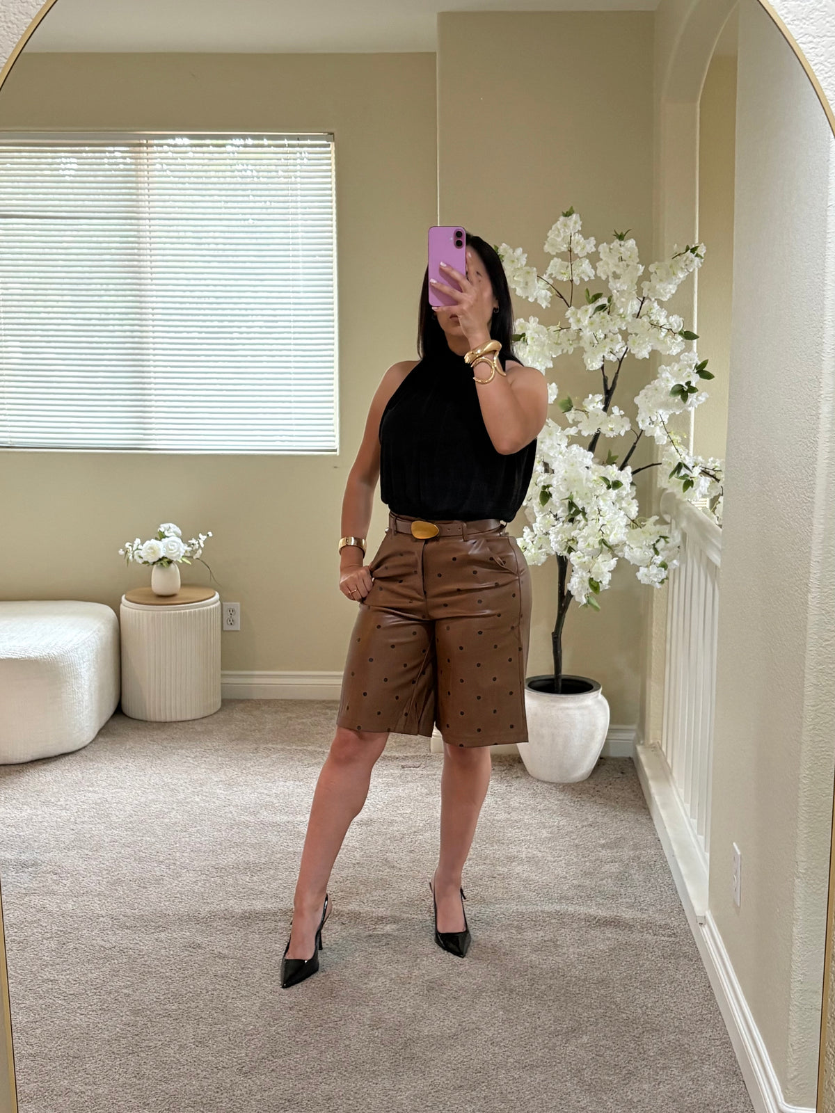 Polka Luxe Shorts