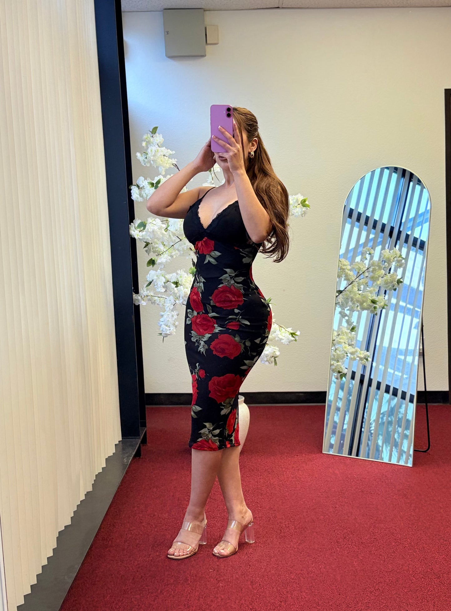 Eternal Roses Midi Dress