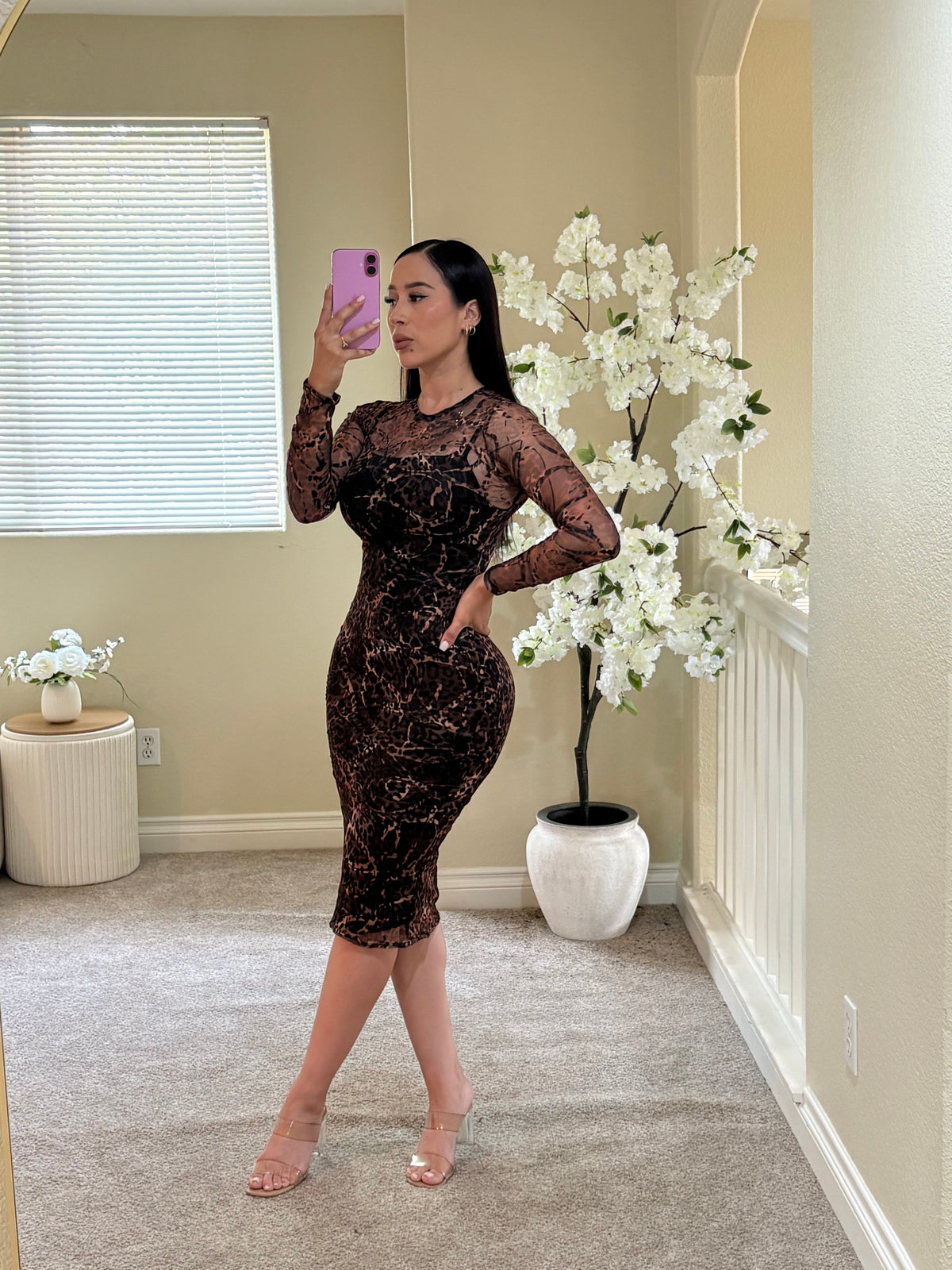 La Femme Midi Dress