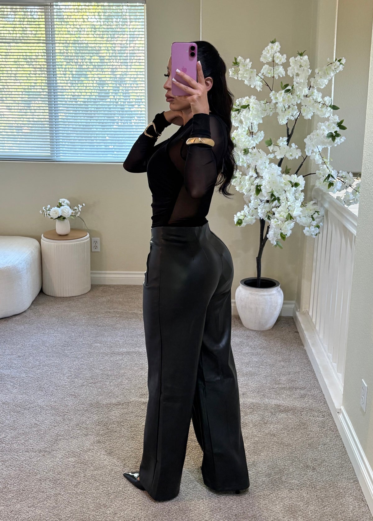 Kim Leather Pants