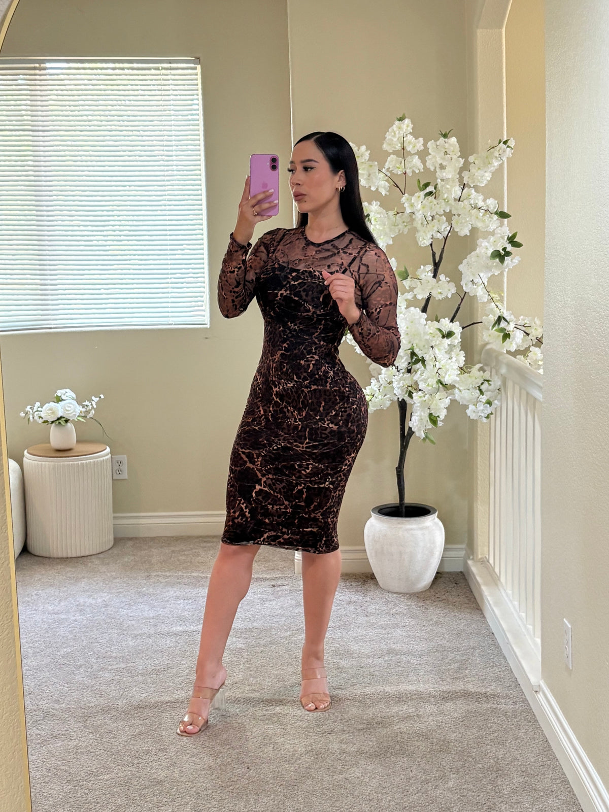 La Femme Midi Dress